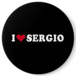 I LOVE SERGIO buttons