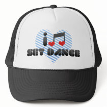 I Love Set Dance Trucker Hats