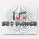 I Love Set Dance Mouse Pad
