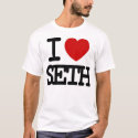 I love Seth t-shirts by sethsowash I love Seth t-shirts