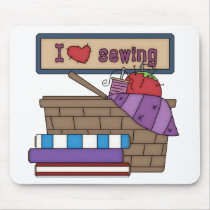 I Love Sewing (2) mousepads