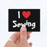 I Love Sewing Business Card