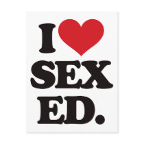 I Love Sex Education (Ed.) postcards