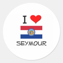I Love Seymour Missouri Sticker