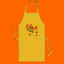 I LOVE SF aprons by nassosvakalis I LOVE SF aprons