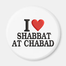 I love Shabbat at Chabad Fridge Magnets