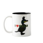 I Love Shags Two-Tone Mug