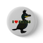 I Love Shags Round Button