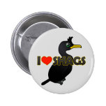 I Love Shags Pinback Buttons