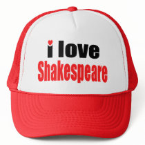 I Love Shakespeare hats