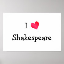 I Love Shakespeare Print