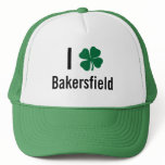 I love (shamrock) Bakersfield St Patricks Day Hats
