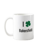 I love (shamrock) Bakersfield St Patricks Day Coffee Mug