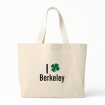 I love (shamrock) Berkeley St Patricks Day Bag