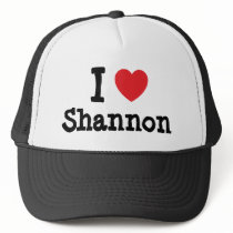 I love Shannon heart T-Shirt hats