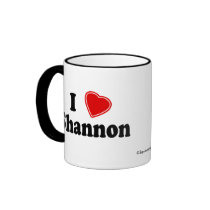 I Love Shannon mugs