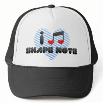 I Love Shape Note Mesh Hat
