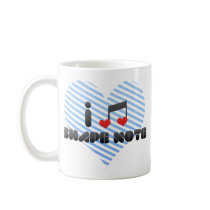 I Love Shape Note Coffee Mug
