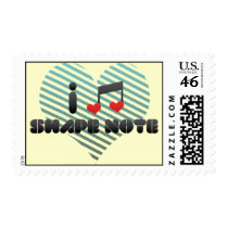I Love Shape Note Stamps