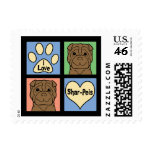 I Love Shar-Peis postage