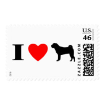 I Love Shar Peis Stamps