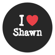 I love Shawn heart T-Shirt stickers
