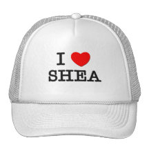 I Love Shea Hats