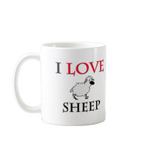 I Love Sheep mugs by tshirtshirts I Love Sheep mugs