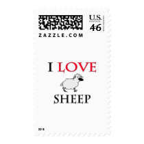 I Love Sheep Postage