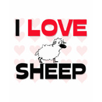 I Love Sheep t-shirts