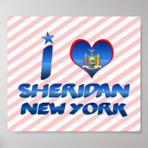 I love Sheridan, New York Print