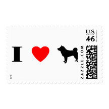 I Love Shiba Inus Postage