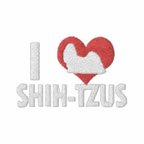 I Love Shih Tzus embroidered shirts