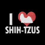 I Love Shih Tzus Women's Embroidered Polo Shirt