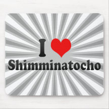 I Love Shimminatocho, Japan Mousepad