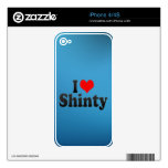 I love Shinty Decal For iPhone 4