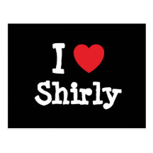 I love Shirly heart T-Shirt Postcards