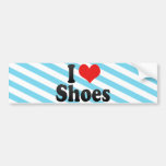 I Love Shoes Bumper Sticker