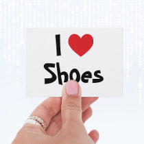 I Love Shoes Business Card business cards