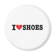 I love shoes magnets by Thinkdifferent I love shoes magnets
