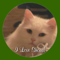I Love Shoes! stickers by codfishlady I Love Shoes! stickers