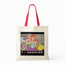 I LOVE SHOPPING bags