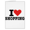 I love shopping cards