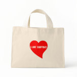 I Love Shopping! Floral Bag