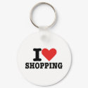 I love shopping keychains