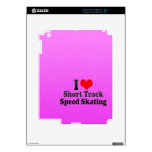 I love Short Track Speed Skating iPad 2 Decal