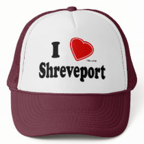 I Love Shreveport hats
