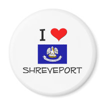 I Love SHREVEPORT Louisiana Refrigerator Magnet