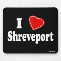 I Love Shreveport mousepads