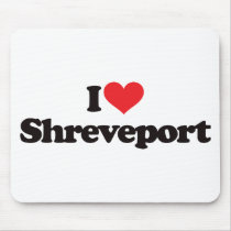 I Love Shreveport mousepads